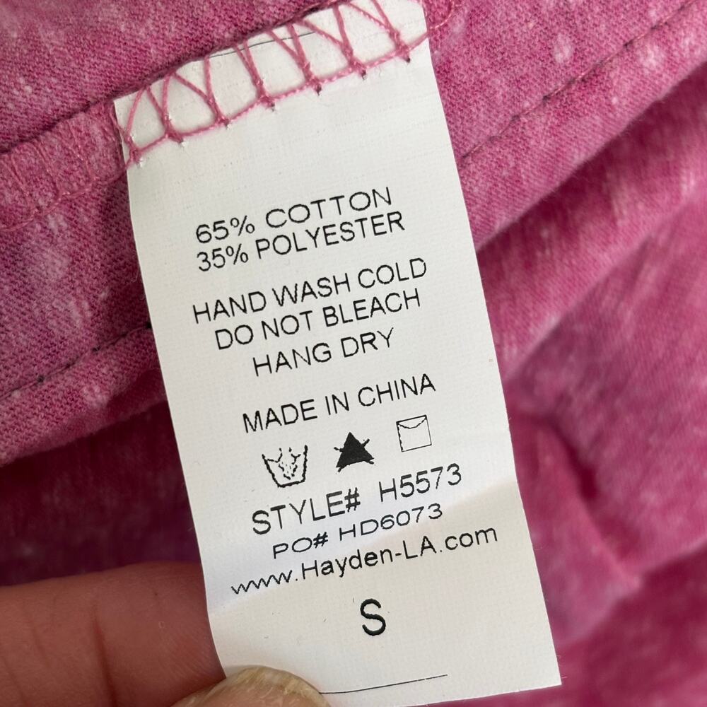 Hayden Size Small Pink Top NWT trendy - Picture 7 of 9